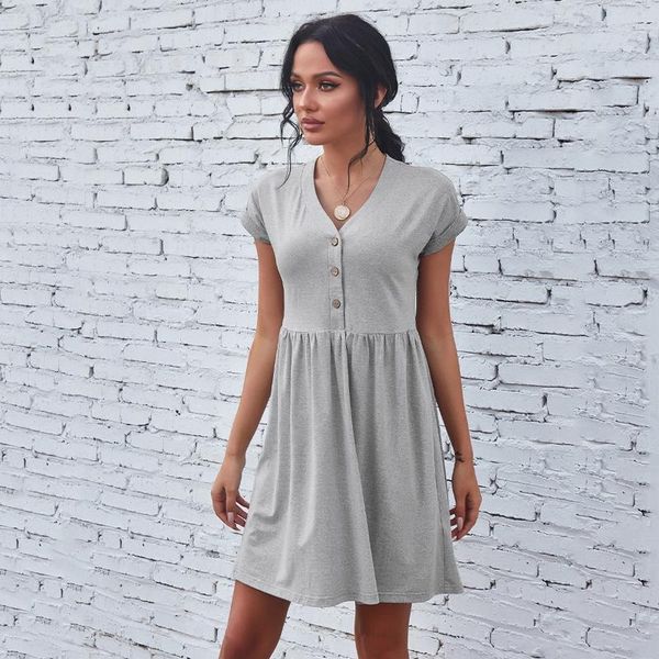 maternity dresses dress women korean casual v-neck short sleeve strap open back solid vestidos de mujer blanco vestidos#30, White
maternity dresses dress women korean casual v-neck short sleeve strap open back solid vestidos de mujer blanco vestidos#30, White