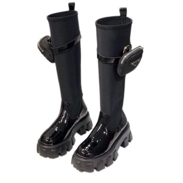 boots genuine leather mid-calf motorcycle fashionable metal pocket bag decor round toe flat platform boot half botas de mujer, Black
boots genuine leather mid-calf motorcycle fashionable metal pocket bag decor round toe flat platform boot half botas de mujer, Black