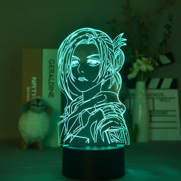 acrylic 3d night light led nightlight plug in attack on titan annie leonhart desk lamp bluetooth base room decoration teenager gift
acrylic 3d night light led nightlight plug in attack on titan annie leonhart desk lamp bluetooth base room decoration teenager gift