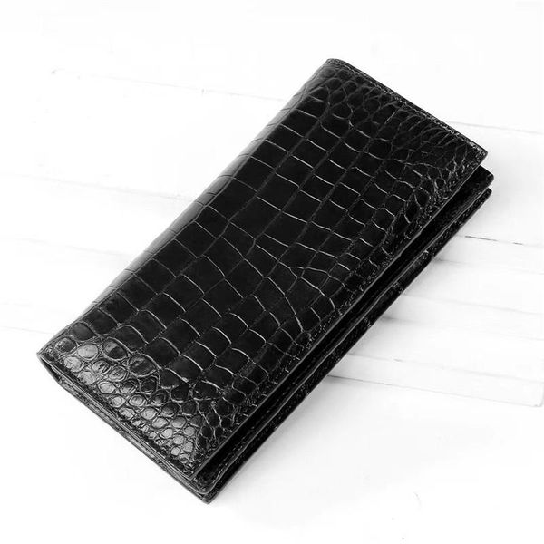 wallets authentic true crocodile belly skin men long wallet card holders suit purse genuine alligator leather male samll thin clutch bag, Red;black
wallets authentic true crocodile belly skin men long wallet card holders suit purse genuine alligator leather male samll thin clutch bag, Red;black