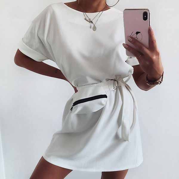 womens o neck summer casual with sashes dress a-line loose short sleeve dresses female 2021 fashion lady white black1, Black;gray
womens o neck summer casual with sashes dress a-line loose short sleeve dresses female 2021 fashion lady white black1, Black;gray