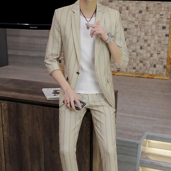 men's suits & blazers 2021 medium sleeve suit and trousers coat men wedding, White;black
men's suits & blazers 2021 medium sleeve suit and trousers coat men wedding, White;black