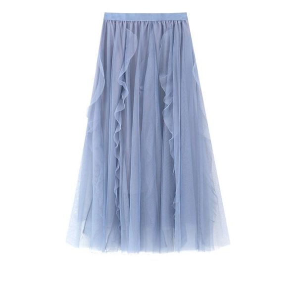 skirts 2021 spring arrival korean style vintage ruffles tulle skirt elegant irregular faldas largas elegantes, Black
skirts 2021 spring arrival korean style vintage ruffles tulle skirt elegant irregular faldas largas elegantes, Black