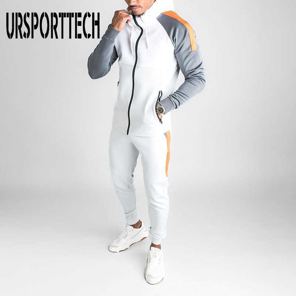 men joggers suit sets solid tracksuit man brand spring autumn sport suit male hoodies+ pants warm sportswear men's clothing 210528, Gray
men joggers suit sets solid tracksuit man brand spring autumn sport suit male hoodies+ pants warm sportswear men's clothing 210528, Gray