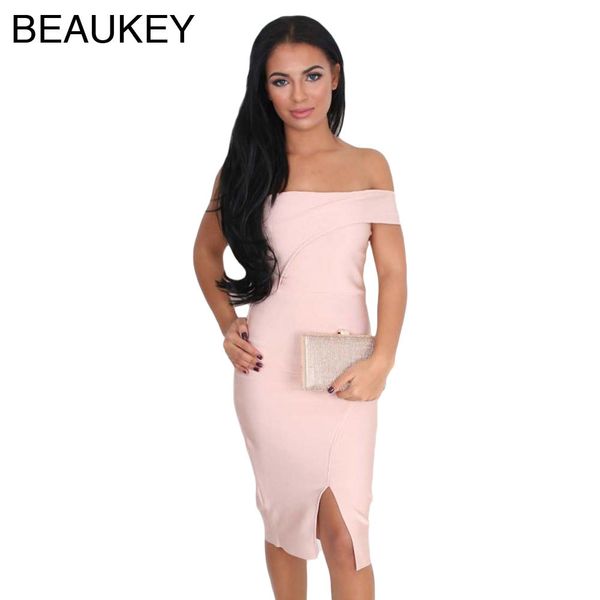 beaukey asymmetric open fork light pink slash neck off the should women's rayon bodycon new fashion bandage dress 210414, Black;gray
beaukey asymmetric open fork light pink slash neck off the should women's rayon bodycon new fashion bandage dress 210414, Black;gray