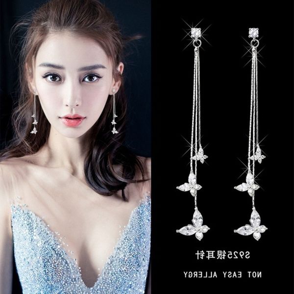 korean s925 silver needle butterfly earrings female simple temperament accessories elegant sweet earrings, Golden
korean s925 silver needle butterfly earrings female simple temperament accessories elegant sweet earrings, Golden