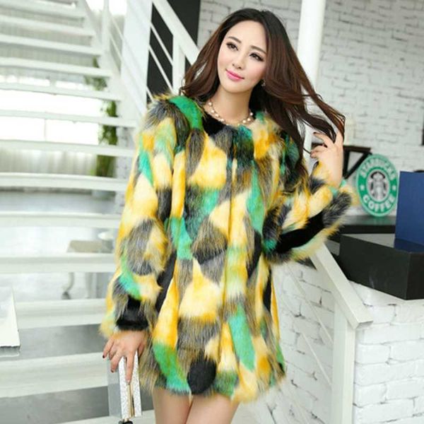 new winter fashion generou faux fur coat fur jacket long section black lapel long sleeves warm style jackets 211207
new winter fashion generou faux fur coat fur jacket long section black lapel long sleeves warm style jackets 211207
