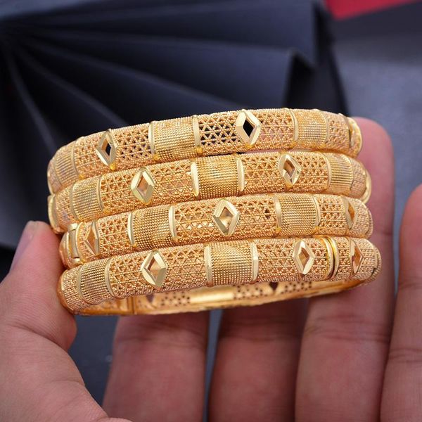 wando 24k 4pc/lot ethiopian wedding luxury dubai bangels for women arab african gold color bracelet jewelry middle east gift bangle, Black
wando 24k 4pc/lot ethiopian wedding luxury dubai bangels for women arab african gold color bracelet jewelry middle east gift bangle, Black