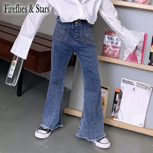 spring autumn girls jeans baby denim pants kids flare trousers children bottoms fashion high waist pockets 4 to 14 yrs, Blue
spring autumn girls jeans baby denim pants kids flare trousers children bottoms fashion high waist pockets 4 to 14 yrs, Blue