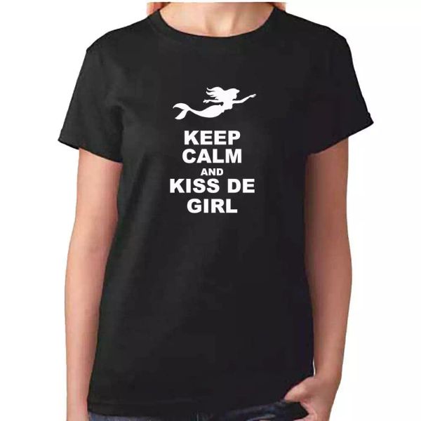 keep calm and kiss de girl tshirt - the little mermaid sebastian womens girls, White;black
keep calm and kiss de girl tshirt - the little mermaid sebastian womens girls, White;black