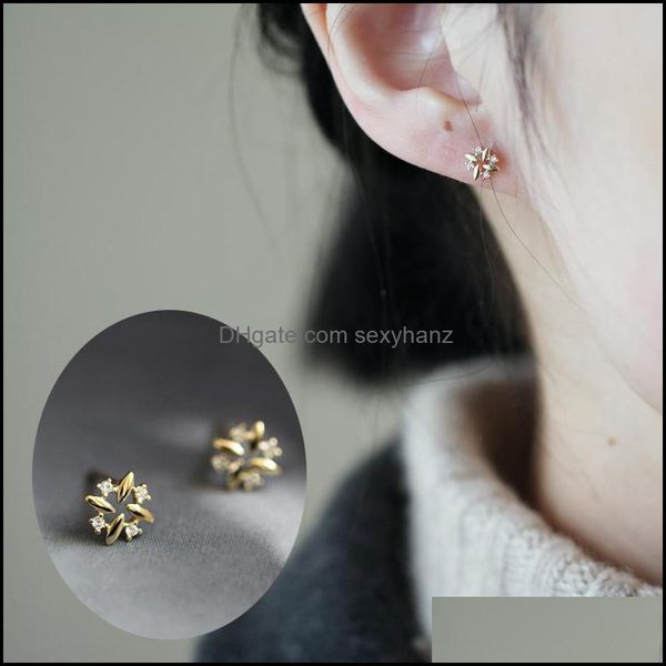 stud earrings jewelry 925 sterling sier plating 14k gold simple inlaid crystal windmill women exquisite sweet student aessories 419 b3 drop, Golden;silver
stud earrings jewelry 925 sterling sier plating 14k gold simple inlaid crystal windmill women exquisite sweet student aessories 419 b3 drop, Golden;silver