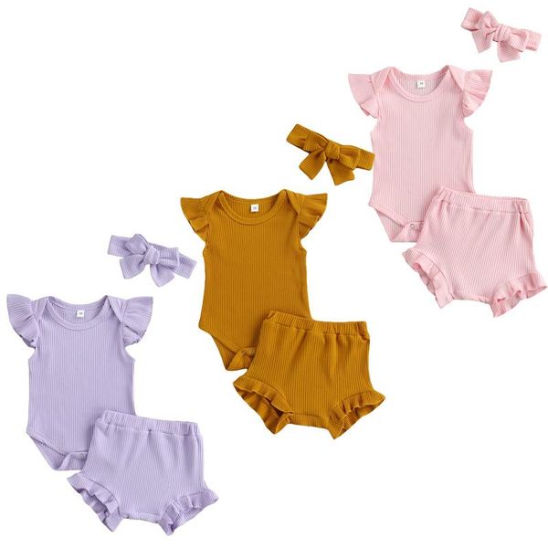 clothing sets focusnorm 0-18m summer baby girls boys clothes 3pcs solid ruffles sleeve romper shorts headband 3 color, White
clothing sets focusnorm 0-18m summer baby girls boys clothes 3pcs solid ruffles sleeve romper shorts headband 3 color, White