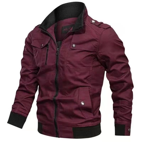 men's jackets bomber jacket men fashion casual windbreaker coat 2021 spring autumn outwear stand slim military mens, Black;brown
men's jackets bomber jacket men fashion casual windbreaker coat 2021 spring autumn outwear stand slim military mens, Black;brown