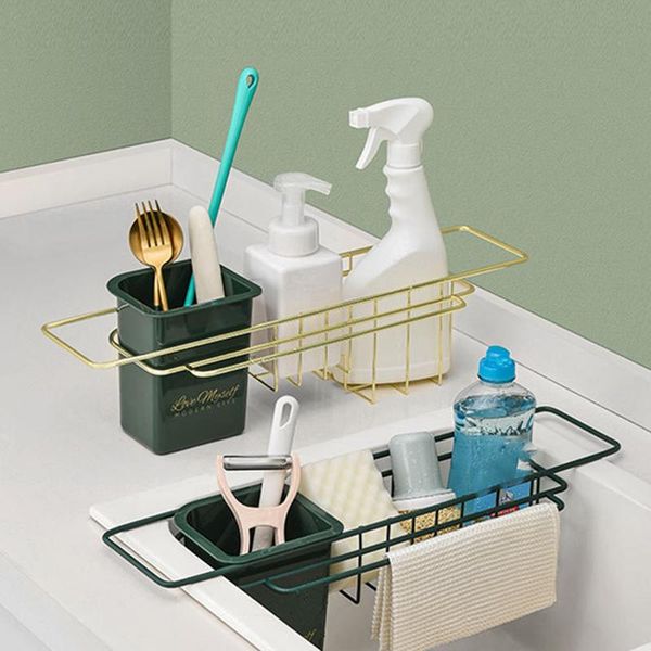 convenience sink storage rack home kitchen organizer sponge soap scrubber dishcloth hanger for ja55 bottles & jars
convenience sink storage rack home kitchen organizer sponge soap scrubber dishcloth hanger for ja55 bottles & jars