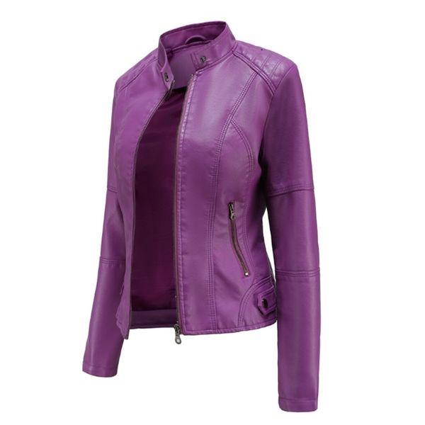 red leather jacket women spring autumn pu coat black girls gothic faux jackets 211215
red leather jacket women spring autumn pu coat black girls gothic faux jackets 211215