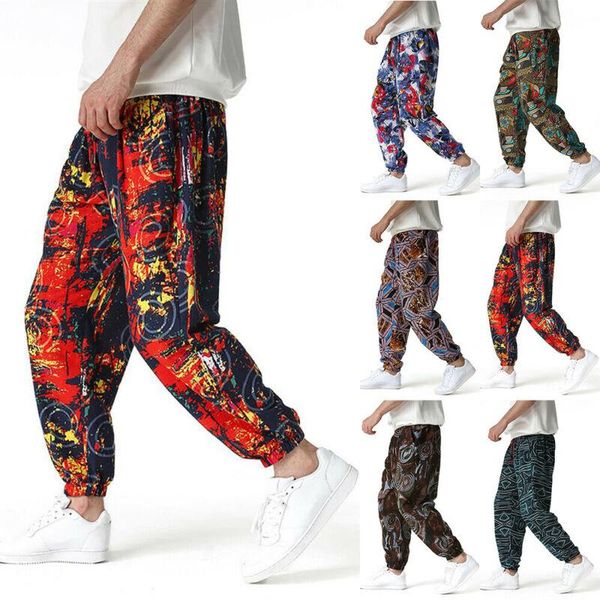 men's pants casual baggy bloomers yoga grm loose printed harem trousers bottoms, Black
men's pants casual baggy bloomers yoga grm loose printed harem trousers bottoms, Black