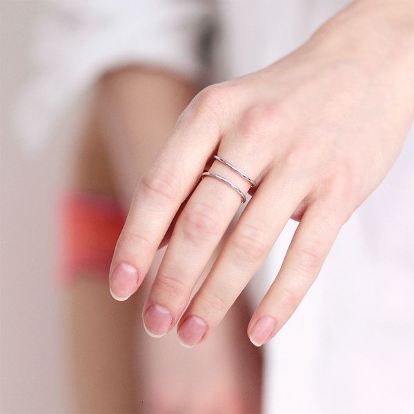 emanco double 925 silver open korean simple ring jewelry
emanco double 925 silver open korean simple ring jewelry