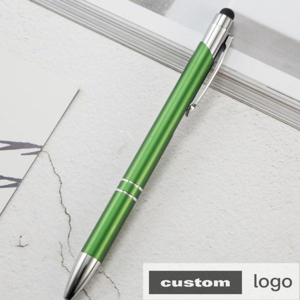 ballpoint pens 5pcs laser engraved logo metal touch pen personality gift customized with your text school office supplie, Blue;orange
ballpoint pens 5pcs laser engraved logo metal touch pen personality gift customized with your text school office supplie, Blue;orange