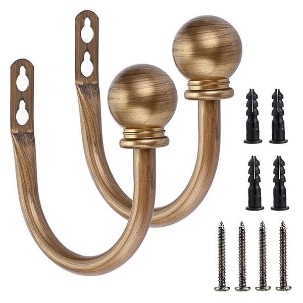 other home decor set of 2 metal decorative curtain holdbacks, wall mounted window drapery tiebacks for bedroom, with screws, bronze
other home decor set of 2 metal decorative curtain holdbacks, wall mounted window drapery tiebacks for bedroom, with screws, bronze