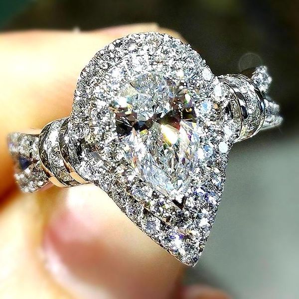 wedding rings pitutu arrival women's ring proposal engagement pear-shaped water droplets full of diamonds simulation diamond, Slivery;golden
wedding rings pitutu arrival women's ring proposal engagement pear-shaped water droplets full of diamonds simulation diamond, Slivery;golden