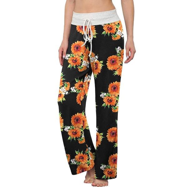 women's pants & capris floral print drawstring women stretch wide leg lounge trousers summer casual long straight female streetwear 40#, Black;white
women's pants & capris floral print drawstring women stretch wide leg lounge trousers summer casual long straight female streetwear 40#, Black;white