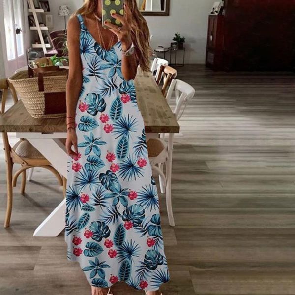 casual dresses boho ladies dress sleeveless loose slim floarl printed long high waist v-neck elegant clothing, Black;gray
casual dresses boho ladies dress sleeveless loose slim floarl printed long high waist v-neck elegant clothing, Black;gray