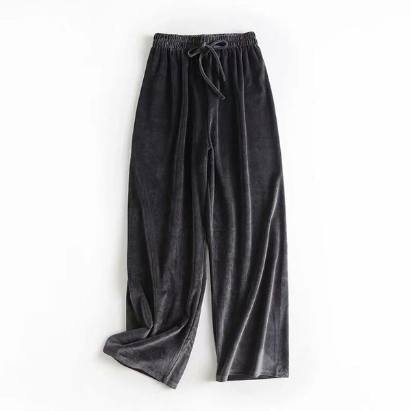 autumn winter women long trousers wide-leg loose drapped flowing hight-waist elastic wasitband female pants 210420, Black;white
autumn winter women long trousers wide-leg loose drapped flowing hight-waist elastic wasitband female pants 210420, Black;white