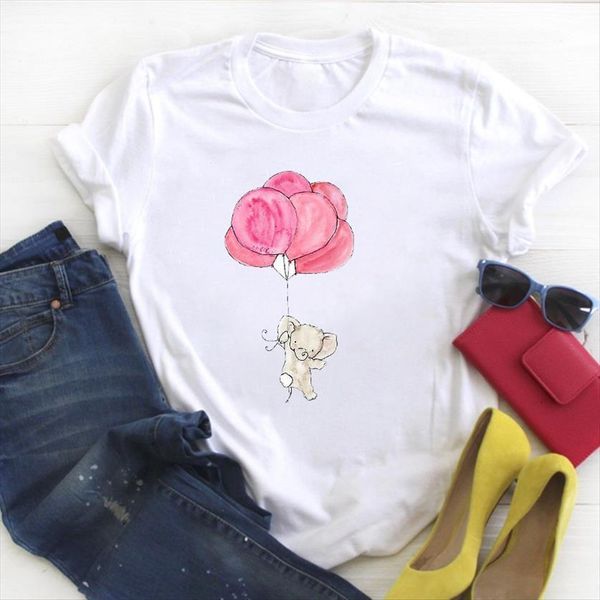 elephant love fashion cartoon clothing women t shirts print summer tee clothes womens graphic, White
elephant love fashion cartoon clothing women t shirts print summer tee clothes womens graphic, White