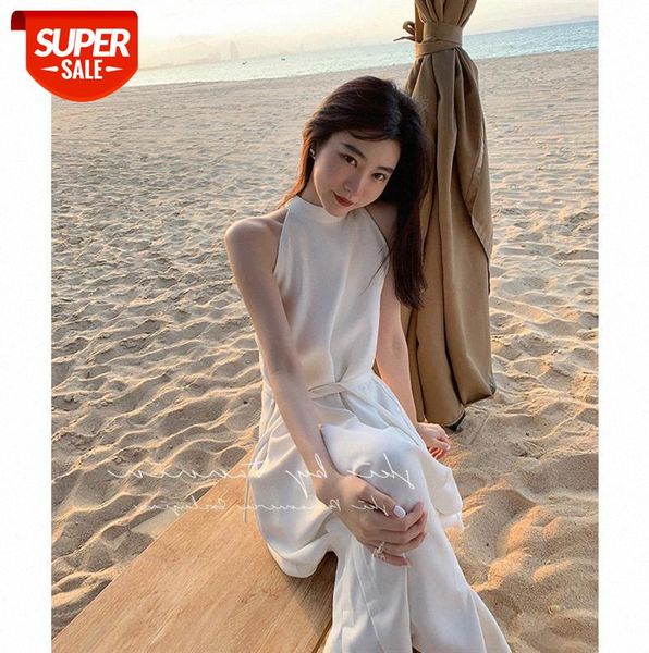 light mature temperament gentle halter french white sleeveless dress women high ji sense suspender skirt #se4p, Black;gray
light mature temperament gentle halter french white sleeveless dress women high ji sense suspender skirt #se4p, Black;gray