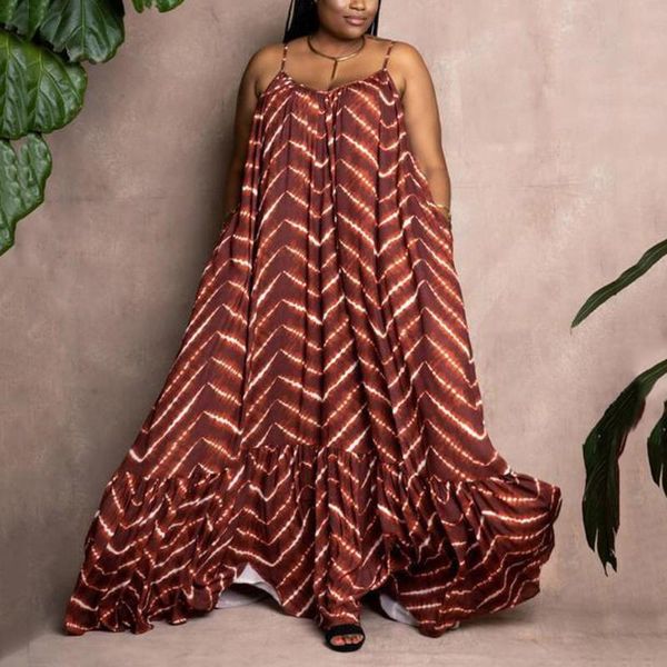 casual dresses spaghetti strap long for womens loose floor length printed fashion evening night club vestidos mujer dress 2021, Black;gray
casual dresses spaghetti strap long for womens loose floor length printed fashion evening night club vestidos mujer dress 2021, Black;gray