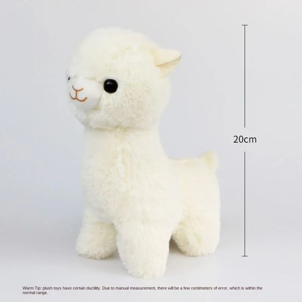 NEW 20cm Stuffed Saddle Alpaca Purple Pink White Sheep Toy Fuzzy Long Plush Grassland Animal Standing Lying Alpacas Gift
NEW 20cm Stuffed Saddle Alpaca Purple Pink White Sheep Toy Fuzzy Long Plush Grassland Animal Standing Lying Alpacas Gift