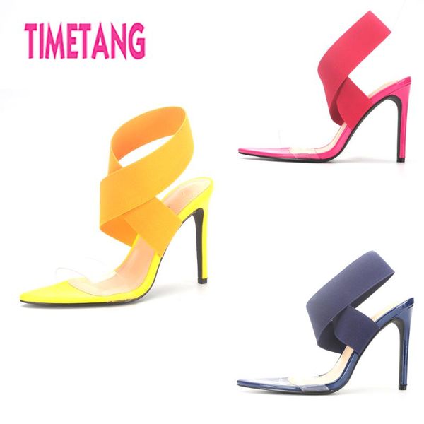 summer fashion big size candy color pointed toe trasparent ankle strap women sandals thin high heel woman shoes, Black
summer fashion big size candy color pointed toe trasparent ankle strap women sandals thin high heel woman shoes, Black