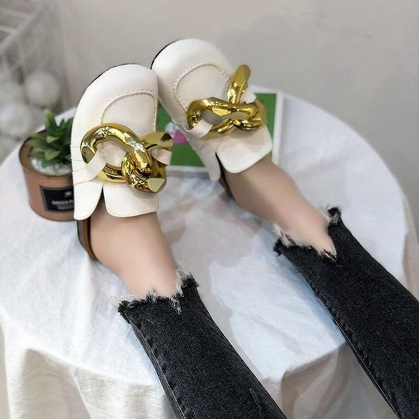 slippers summer women slipper 2021 big gold chain sandals shoes round toe slip on mules flat heel casual slides flip flops, Black
slippers summer women slipper 2021 big gold chain sandals shoes round toe slip on mules flat heel casual slides flip flops, Black