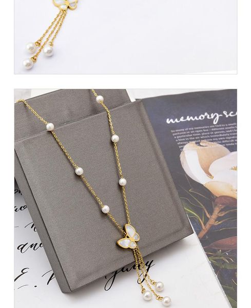 pendant necklaces wholesale fashion shell pearl butterfly necklace for women stainless steel chain tassel jewelry, Silver
pendant necklaces wholesale fashion shell pearl butterfly necklace for women stainless steel chain tassel jewelry, Silver