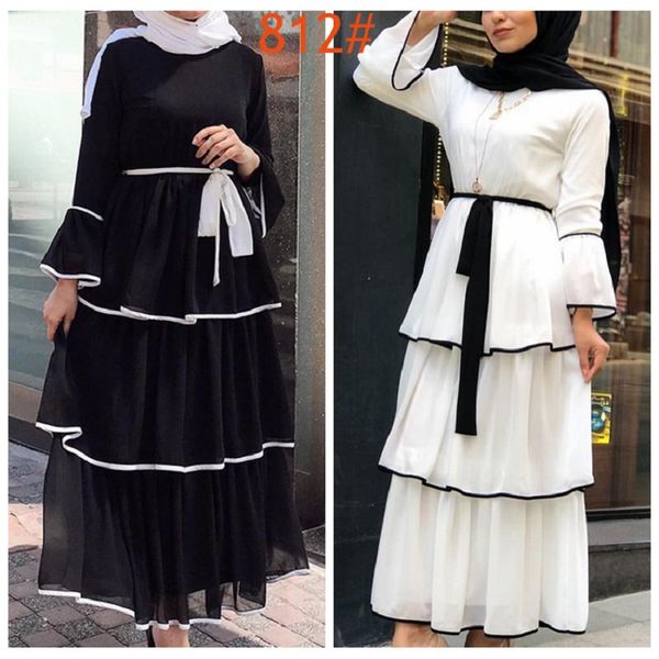 wepbel women muslim abaya dress arabic ruffles fashion full sleeve casual ladies islamic long maxi dresses, Red
wepbel women muslim abaya dress arabic ruffles fashion full sleeve casual ladies islamic long maxi dresses, Red