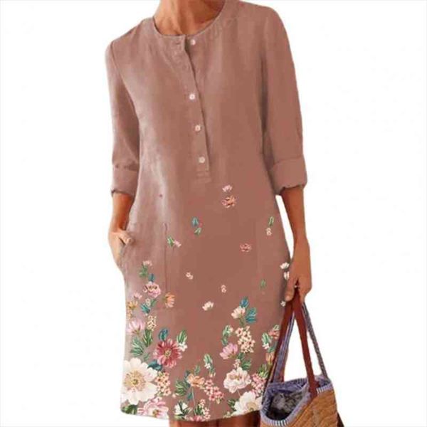 autumn winter long sleeve floral womens dresses print o-neck buttons mom vintage midi party, Black;gray
autumn winter long sleeve floral womens dresses print o-neck buttons mom vintage midi party, Black;gray
