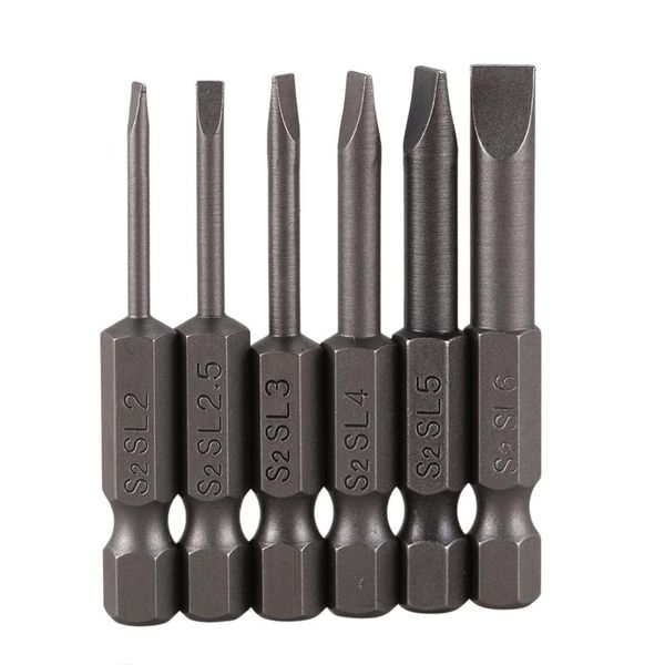 hand tools 6pcs 2.0-6.0 50mm flat head slotted tip screwdrivers bits netic set for dc electric
hand tools 6pcs 2.0-6.0 50mm flat head slotted tip screwdrivers bits netic set for dc electric