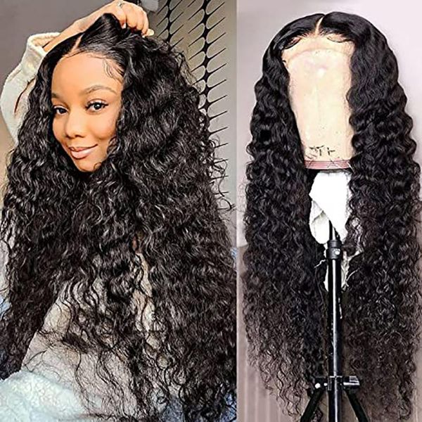 lace wigs beaudiva deep wave wig 4*4 closure human hair prepluck with baby 4x4, Black;brown
lace wigs beaudiva deep wave wig 4*4 closure human hair prepluck with baby 4x4, Black;brown