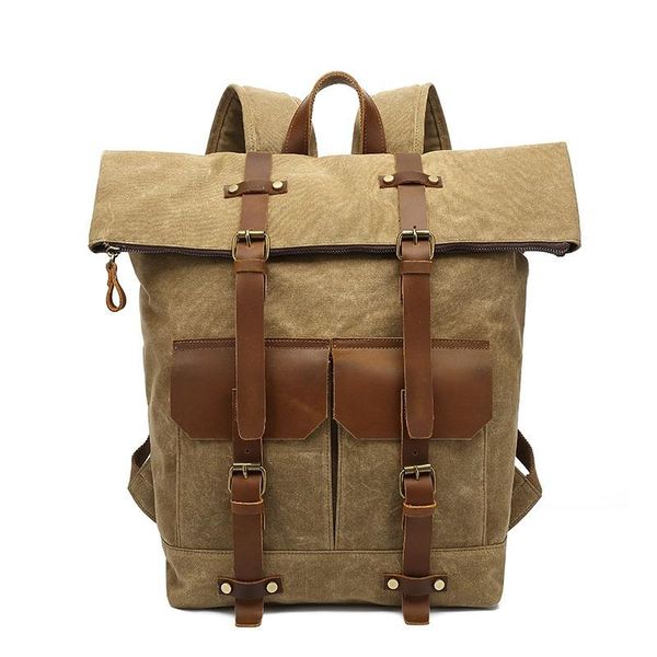 backpack m400 multi-pocket large waxed travel pack vintage canvas leather backpacks daypacks waterproof rucksacks lapbags
backpack m400 multi-pocket large waxed travel pack vintage canvas leather backpacks daypacks waterproof rucksacks lapbags