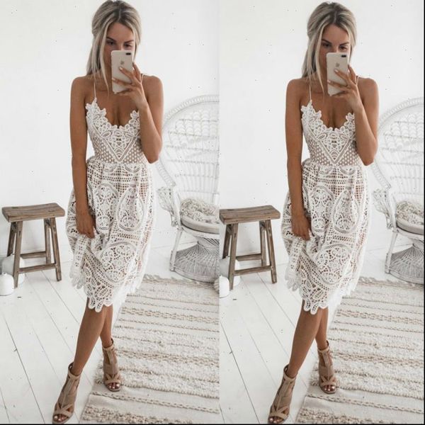 lace hollow out womens dress v neck open back solid spaghetti strap knee length summer sleeveless vestidos, Black;gray
lace hollow out womens dress v neck open back solid spaghetti strap knee length summer sleeveless vestidos, Black;gray