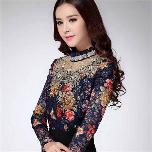 women's blouses & shirts dingaozlz lace shirt female long-sleeve hollow floral slim elebeaded gauze chiffon shirts1 leh4, White
women's blouses & shirts dingaozlz lace shirt female long-sleeve hollow floral slim elebeaded gauze chiffon shirts1 leh4, White