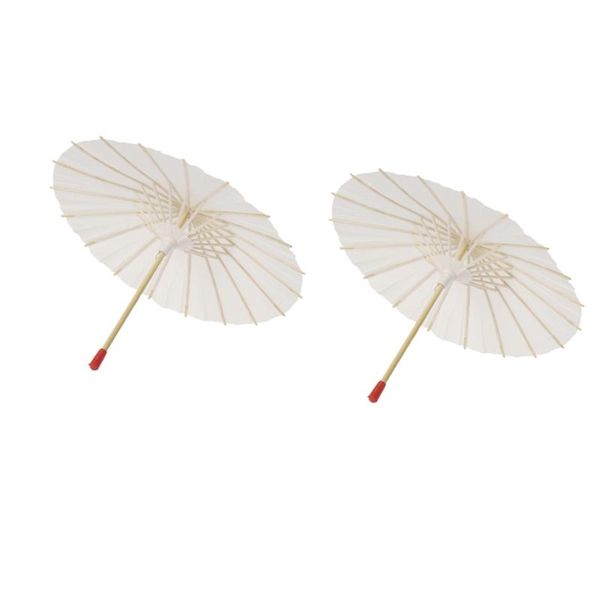 andere accessoires 2 stks witboek parasol craft decoratieve chinese japanse paraplu voor baby shower anniversary huwelijksverjaardag, White
andere accessoires 2 stks witboek parasol craft decoratieve chinese japanse paraplu voor baby shower anniversary huwelijksverjaardag, White