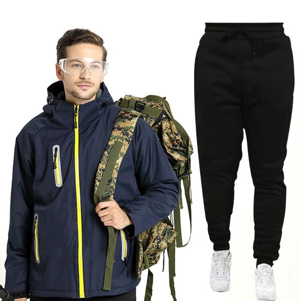 men's tracksuits 2021 outdoor waterproof windshield mountaineering suit plus velvet ski jacket windbreaker, Gray
men's tracksuits 2021 outdoor waterproof windshield mountaineering suit plus velvet ski jacket windbreaker, Gray