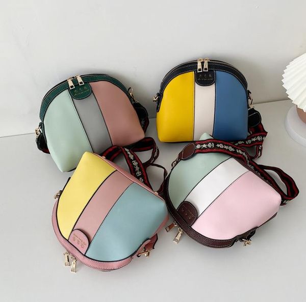 female bags youth casual hit color shell fashion wide strap pu shoulder messenger bag
female bags youth casual hit color shell fashion wide strap pu shoulder messenger bag