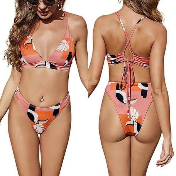 two-piece suits drawstring pink print japanese style fashion swimsuit summer beach clothes holiday women swimwear
two-piece suits drawstring pink print japanese style fashion swimsuit summer beach clothes holiday women swimwear
