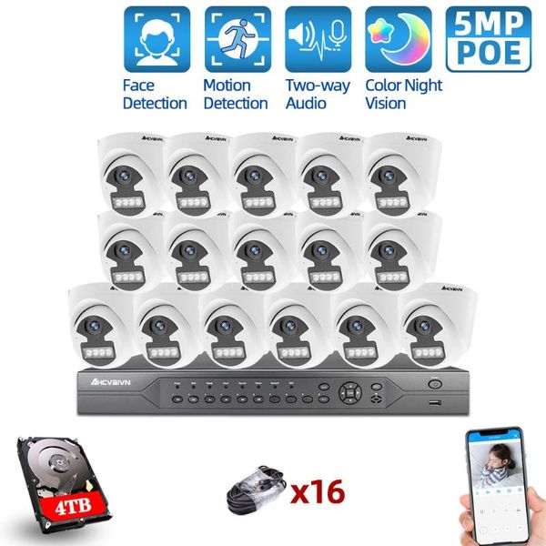 face detection color night vision ip camera poe h.265+ 16ch hd security nvr kit cctv video surveillance system wireless kits
face detection color night vision ip camera poe h.265+ 16ch hd security nvr kit cctv video surveillance system wireless kits