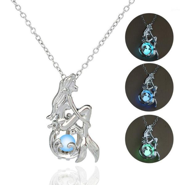 chains glowing women pendant necklace 3 colors luminous stone jewelry gift for long chain1, Silver
chains glowing women pendant necklace 3 colors luminous stone jewelry gift for long chain1, Silver