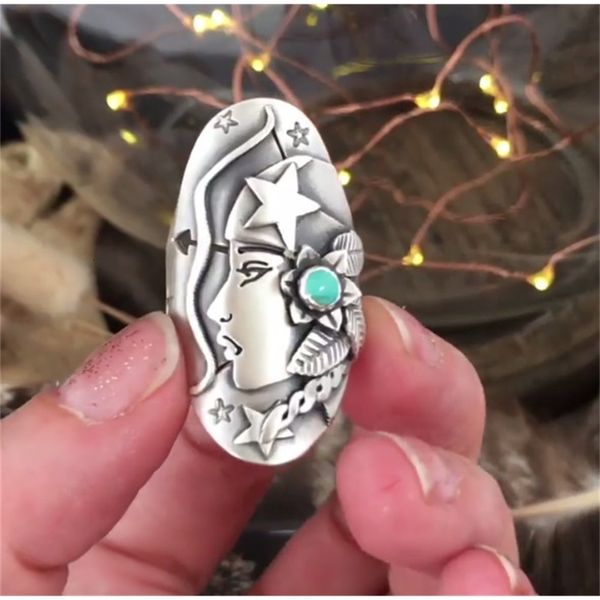 ring beset plated selling sanjie strength jewelry fashion national style sagittarius alloy, Silver
ring beset plated selling sanjie strength jewelry fashion national style sagittarius alloy, Silver