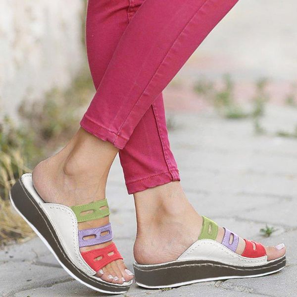 slippers 2021 fashion women summer slip on sandals shoes casual mixed color soft leather female retro flip flops yl5, Black
slippers 2021 fashion women summer slip on sandals shoes casual mixed color soft leather female retro flip flops yl5, Black