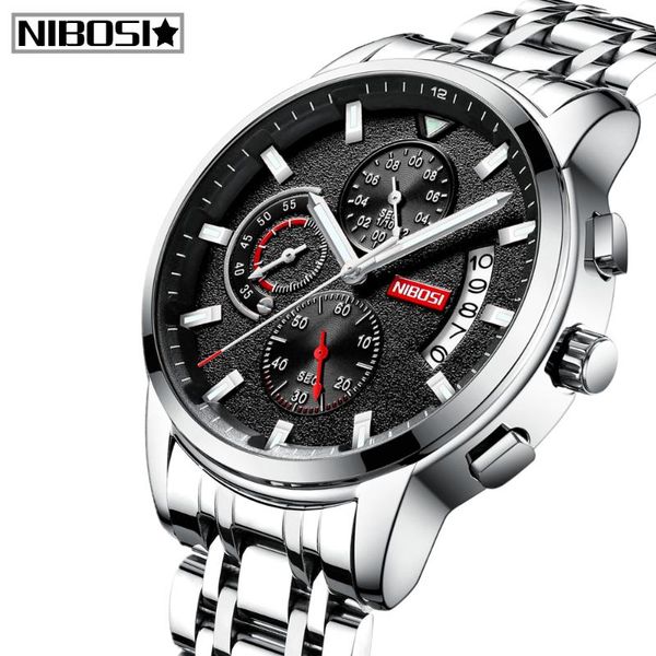 wristwatches relogio masculino nibosi mens watches reloje watch men fashion sport quartz waterproof business, Slivery;brown
wristwatches relogio masculino nibosi mens watches reloje watch men fashion sport quartz waterproof business, Slivery;brown